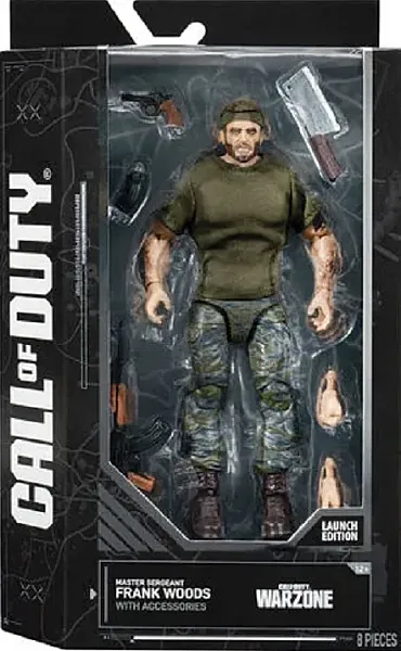 CALL OF DUTY BLACK OPS ACTION FIGURE FRANK WOODS 17 CM